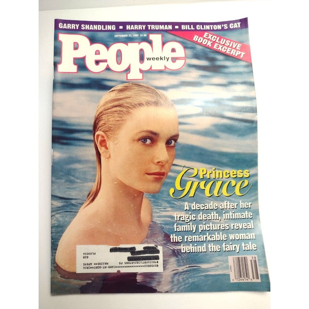 People Magazine Sept 1992 Princess Grace Superman Miss America Clinton Truman